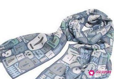 长围巾怎么系好看图解