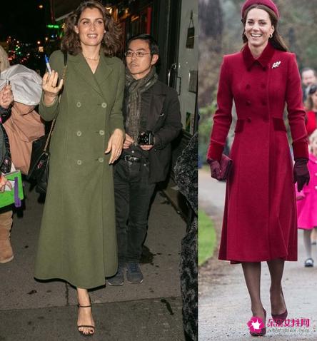 经典双排扣大衣穿搭