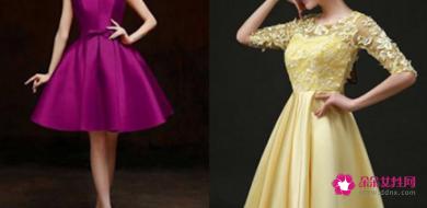 晚礼服短款的穿法
