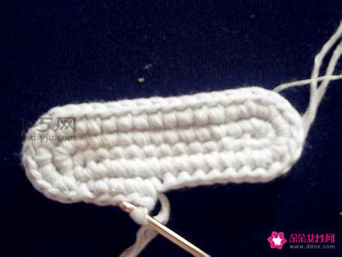 婴儿鞋的编织方法