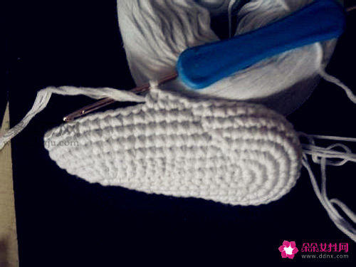 婴儿鞋的编织方法