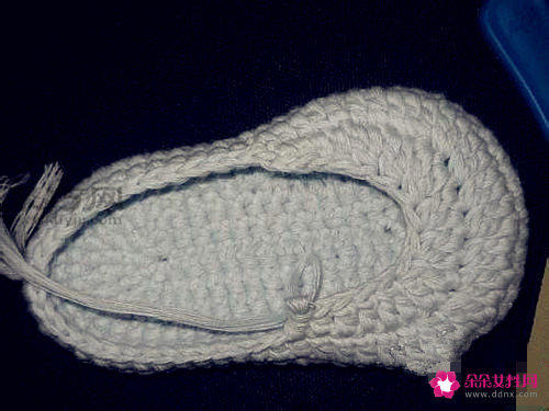 婴儿鞋的编织方法