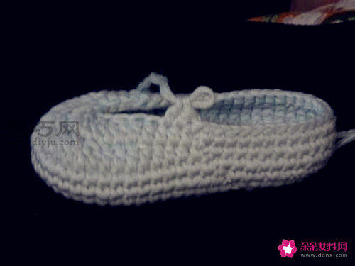 婴儿鞋的编织方法