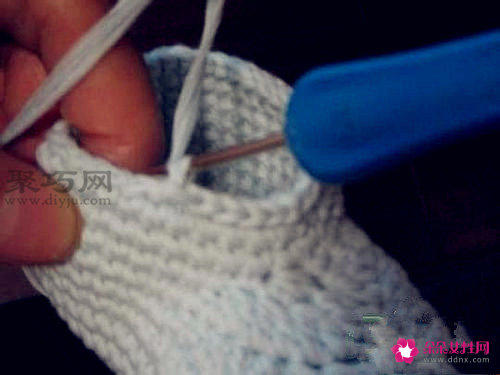婴儿鞋的编织方法