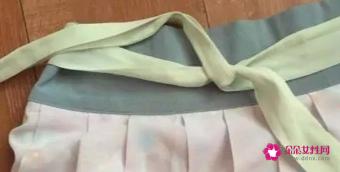 抹胸汉服的穿法图解女士