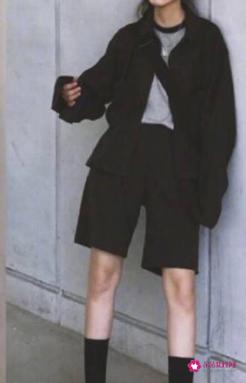 中性风格的女生穿搭