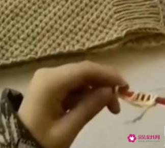 怎样织围巾简单又好看的视频