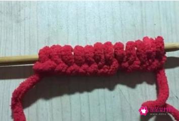 怎样织围巾简单又好看的视频