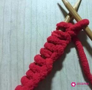 怎样织围巾简单又好看的视频