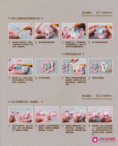 钩针编织毛衣花样图解