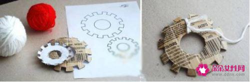 毛线花朵编织方法