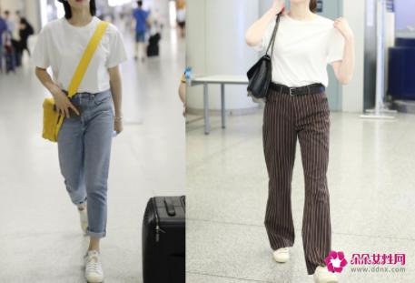 简约的白色T恤怎么穿出时髦感