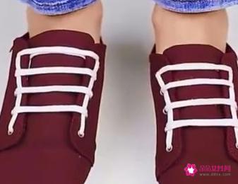 几种漂亮的系鞋带方法