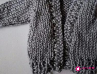 女式休闲毛衣的织法