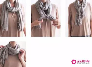 围巾的20种系法图解