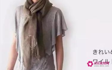 围巾的20种系法图解