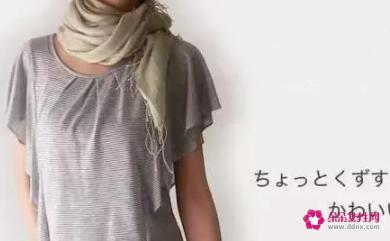 围巾的20种系法图解