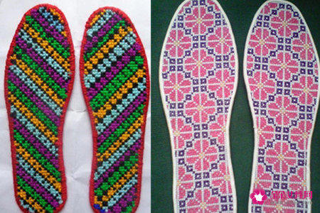 鞋垫格子花样图带你欣赏老艺术