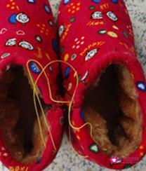 手工棉鞋简单好做还暖和