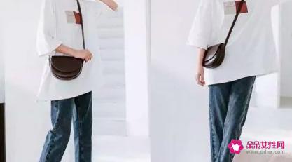 宽松t恤的6种穿法