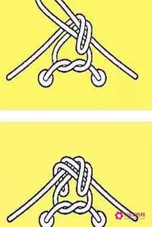 鞋带的系法图解蝴蝶结