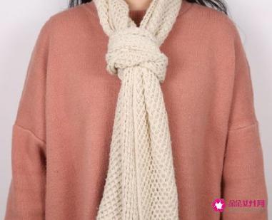 围巾有几种系法图解