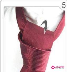 简单打领带的方法图解