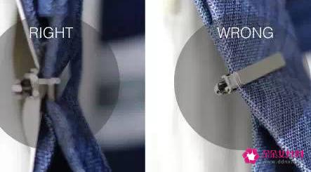 领带和领带夹搭配