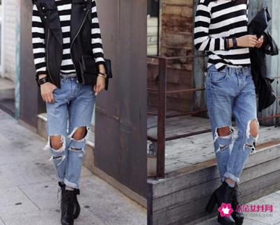 马丁靴时尚搭配图片女