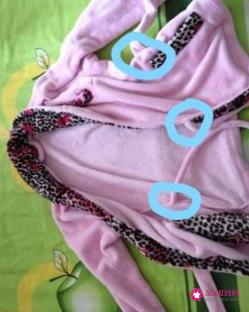 酒店睡袍正确穿法图解