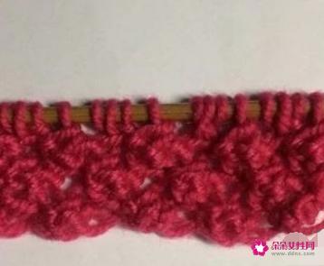 粗线围巾的几种编织方法