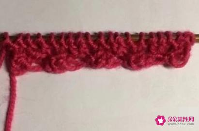 粗线围巾的几种编织方法