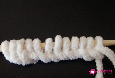 粗线围巾的几种编织方法