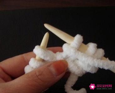 粗线围巾的几种编织方法