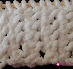 粗线围巾的几种编织方法