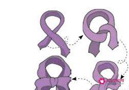 小方丝巾最常见的几种系法