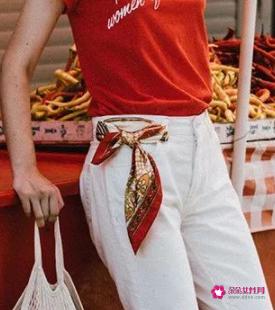 丝巾的十种系法