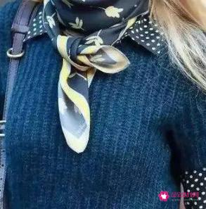 丝巾的十种系法