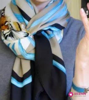 丝巾的十种系法