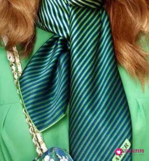 丝巾的十种系法