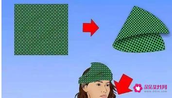 三角丝巾的18种系法视频