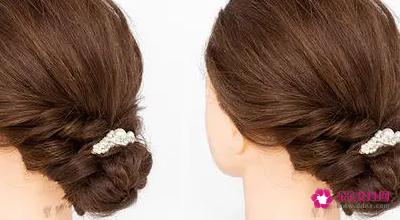 自己学盘发技巧