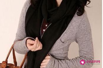 韩式系围巾的多种方法