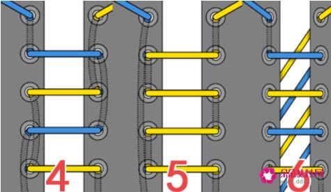 运动鞋带的24种系法图解