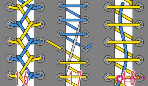 运动鞋带的24种系法图解