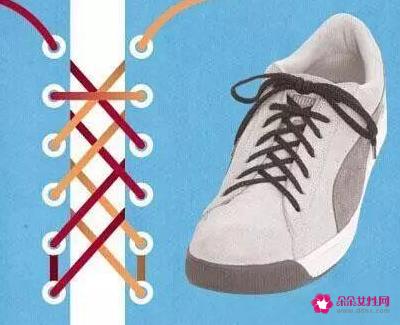 运动鞋带的24种系法图解