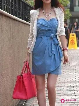 抹胸裙怎样配搭