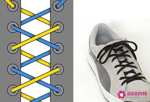 24种鞋带的系法图解