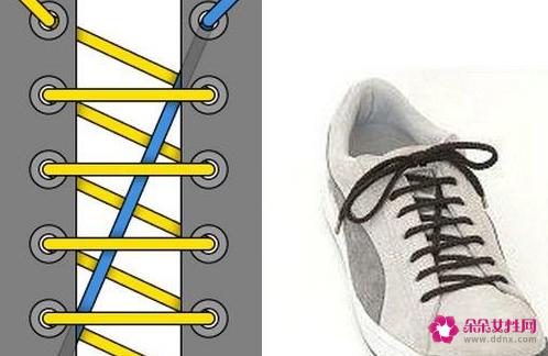 24种鞋带的系法图解