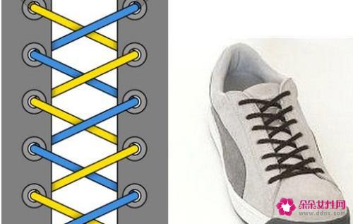 24种鞋带的系法图解